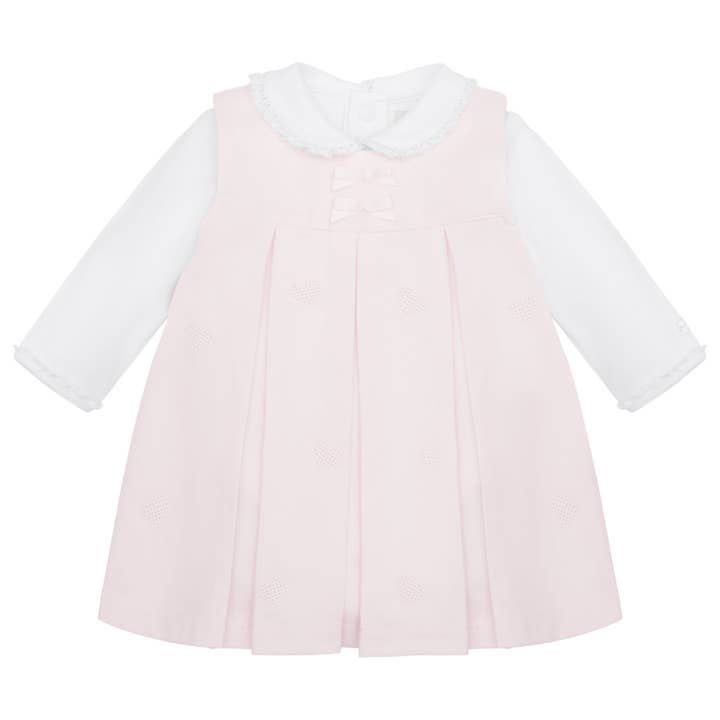 Kendall Baby Flickor Bomullsförklädesklänning för wholesale av Emile Et Rose