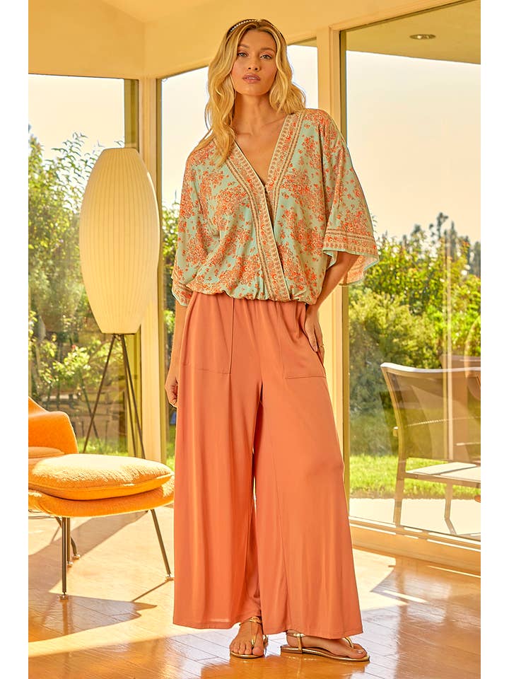 Mystree - Wholesale Pants - Women's - 60096 Modal Wide Leg Pants