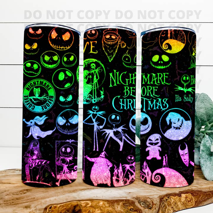NBC Nightmare Before Coffee Stainless Steel Tumbler for wholesale by Cash & Drix Wholesale