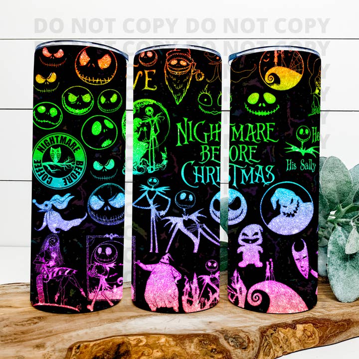 NBC Nightmare Before Coffee Stainless Steel Tumbler for wholesale by Cash & Drix Wholesale