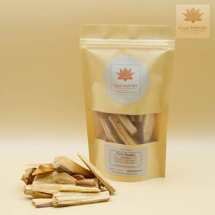 50gr Broken Palo Santo “Bursera graveolens” for wholesale by GAIA IMPORT
