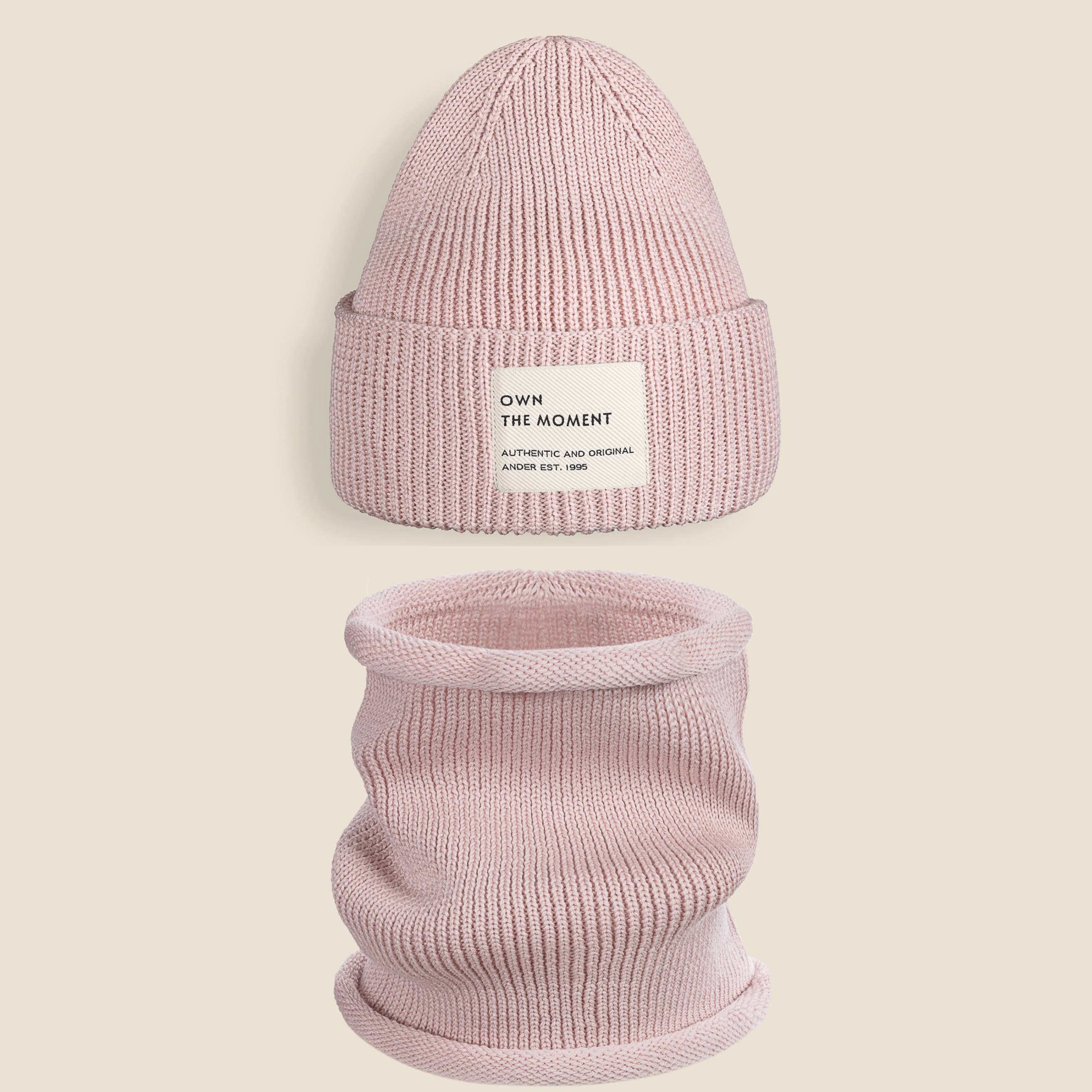 Ander - Wholesale Beanie - Women's - New Brigid 100%  Merino Wool set! Beanie + snood made in PL1