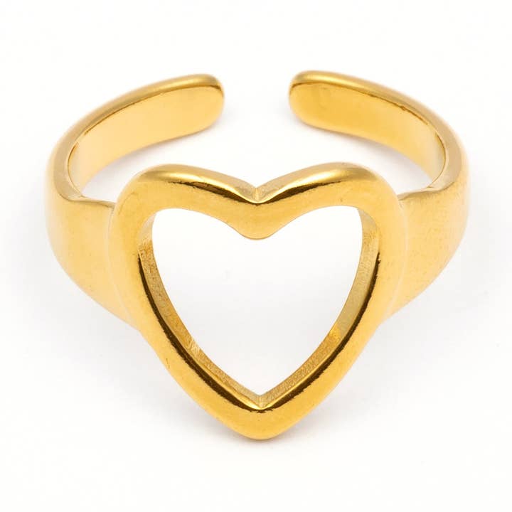 Ring Nora | Premium roestvrij staal voor wholesale door WAUW Fashion