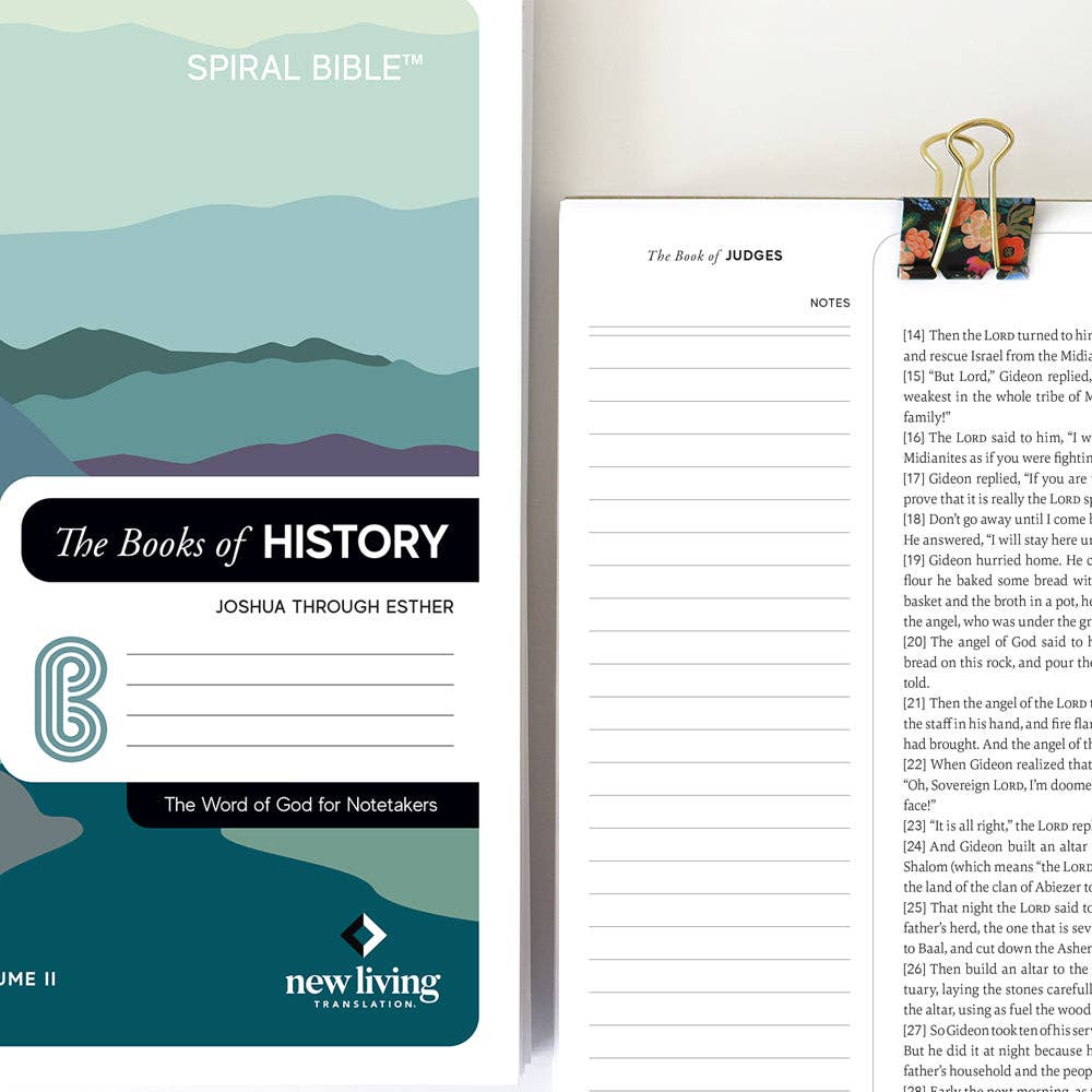 Spiral Bible - Wholesale Religion - Spiral Bible™ - NLT - Joshua - Esther3