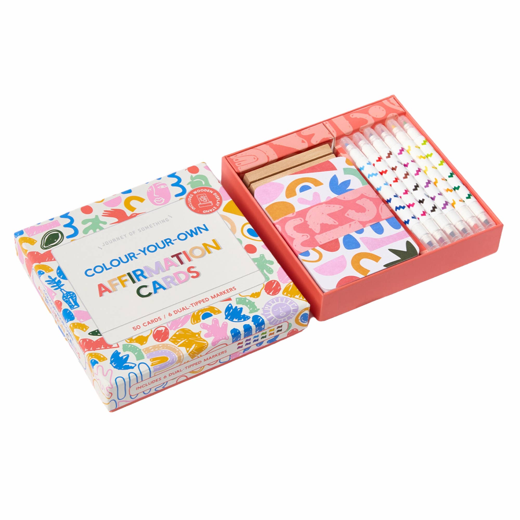 Journey Of Something AU & EU - Wholesale Stationery/notecard set - Colour Your Own Affirmation Cards 1