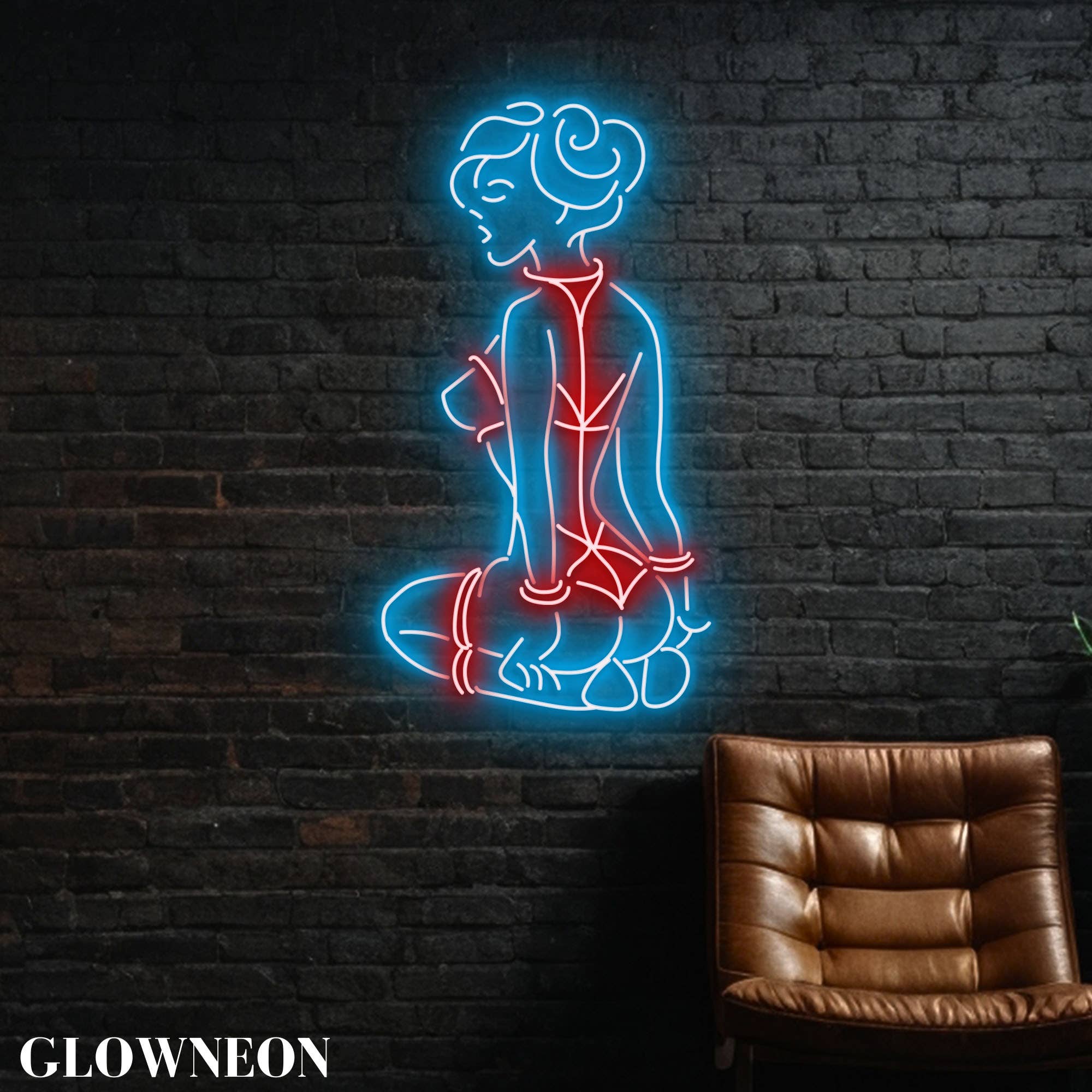 Glow Neon - Wholesale Neon Sign - Bondage Girl Neon Signs, Sexy Woman Body Bedroom Wall Decor2