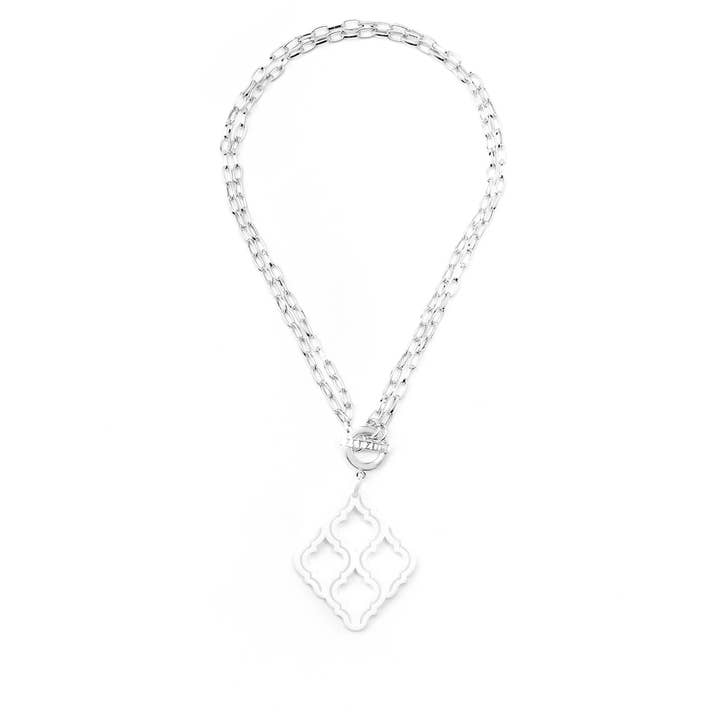 ZENZII Jewelry - Wholesale Pendant/Charm Necklace - Lattice Pendant Necklace30
