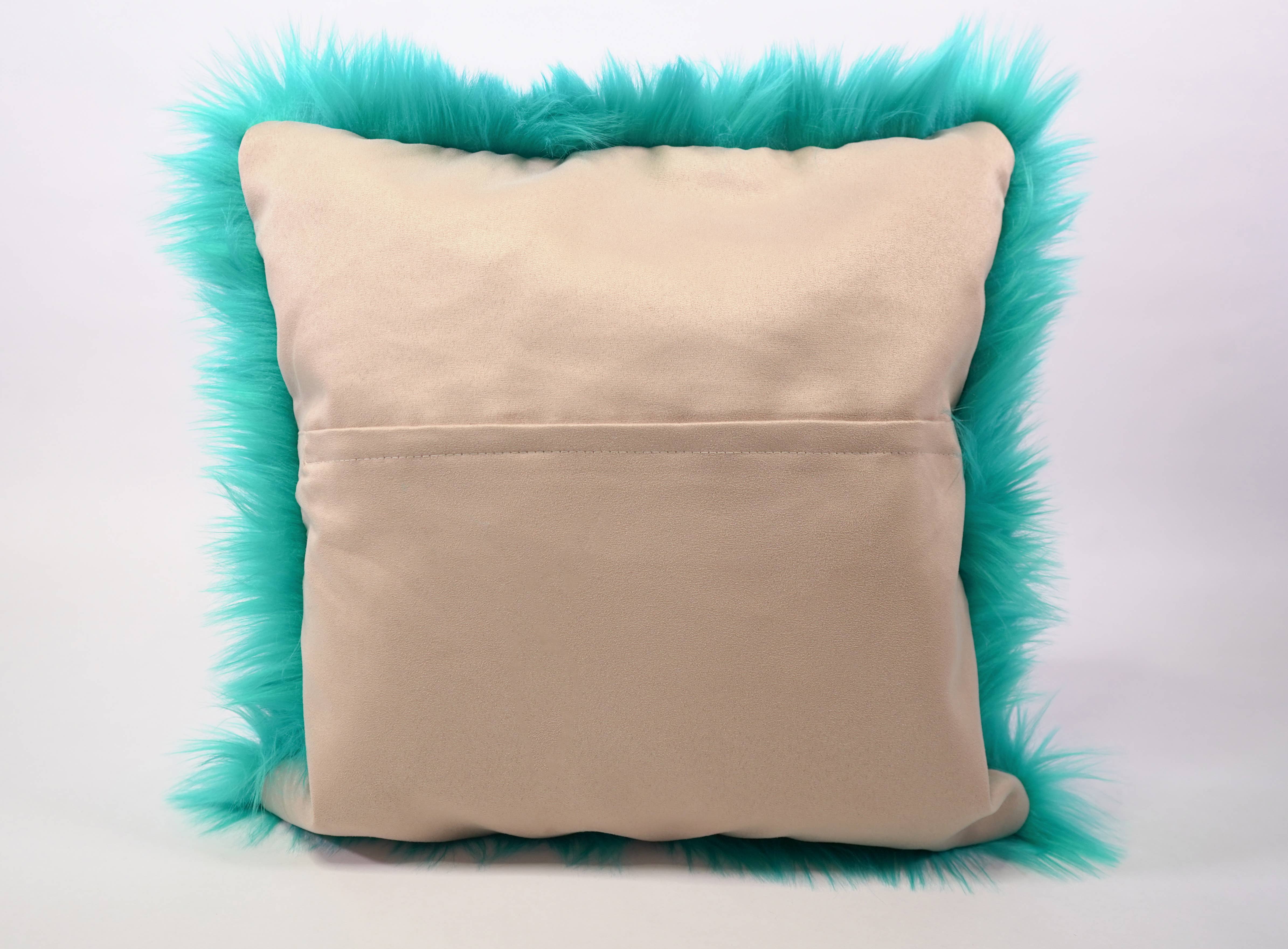 Floorora – wholesale Prydnadskuddfodral – Ny lyxserie Merino stil päls kasta örngott11