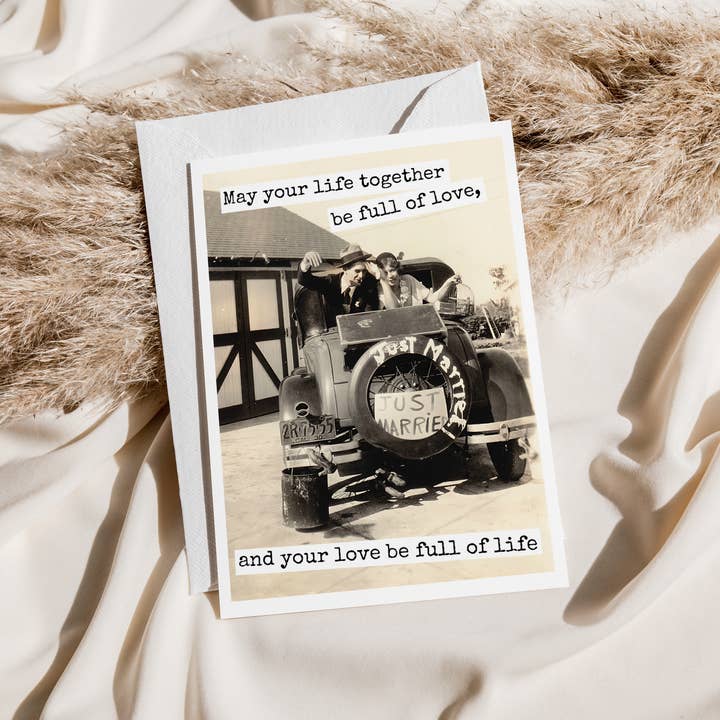 Raven's Rest Studio - Wholesale Wedding Card - Wedding Card. May Your Life Together Be Full Of Love...1