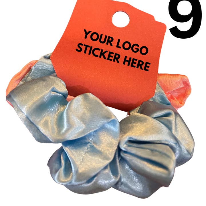 shirt shack design corporation - Wholesale Scrunchie - Women's - 2 pack Scrunchie hair tie ready to display8