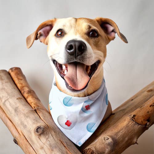Hello Coucou - Wholesale Pet bandana – Dog - You're My Remedy - Double Sided Bandana DOG CAT DR NURSE2