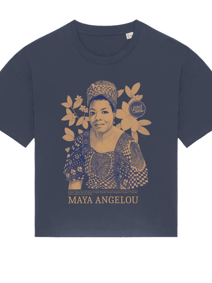 Maya Angelou Kleur I Oversized T-shirt Dames voor wholesale door UNITED SOULS