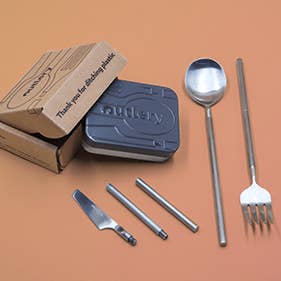 Radian – wholesale Assorted cutlery set – Outlery - Sustainable Cutlery Set