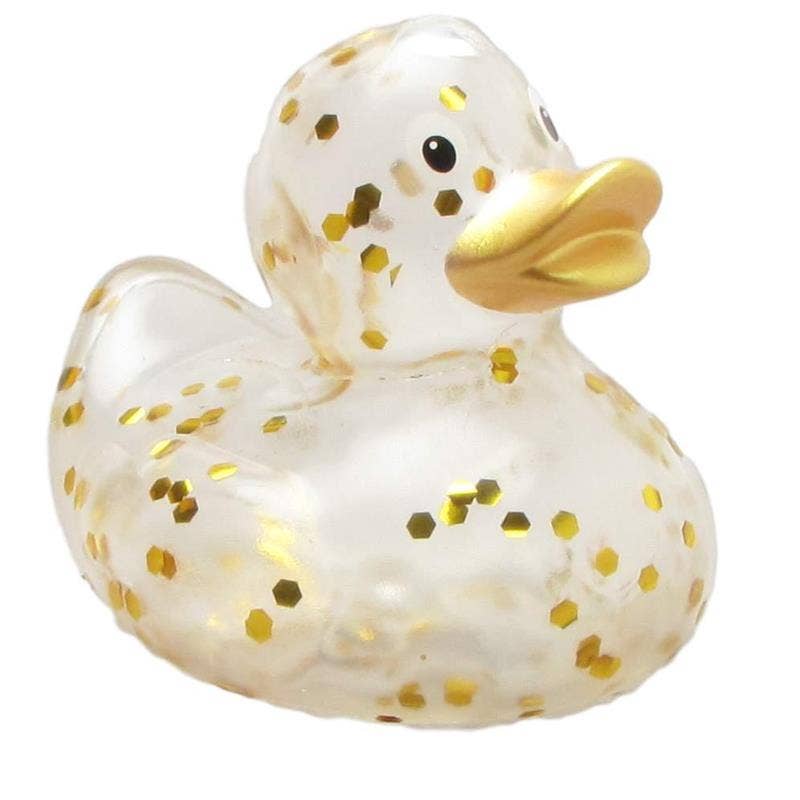 Duckshop – wholesale Bath toy – Baby – Gold glitter rubber duck - rubber duck4