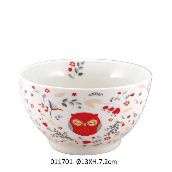 Faye - Wholesale Bowl - 'Huhula' bowl Ø13 X H.7.2 cm/480 ml0