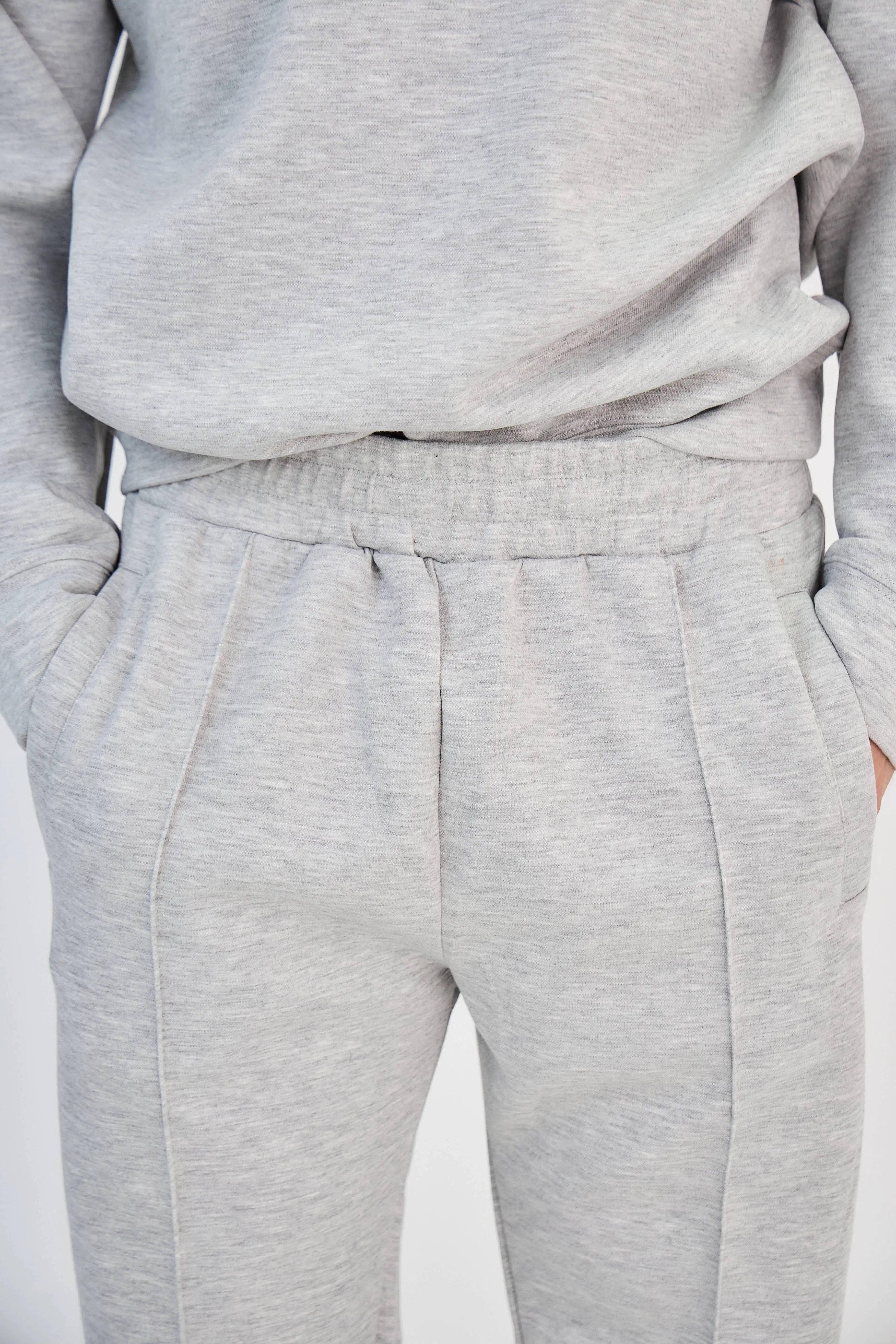 TOP MONDAY – wholesale Top & pant set (not loungewear) – Men's – Chic Heather Gray Polo Set7