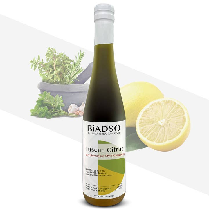 Vinaigrette toscane aux agrumes et aux herbes pour la vente par BiADSO