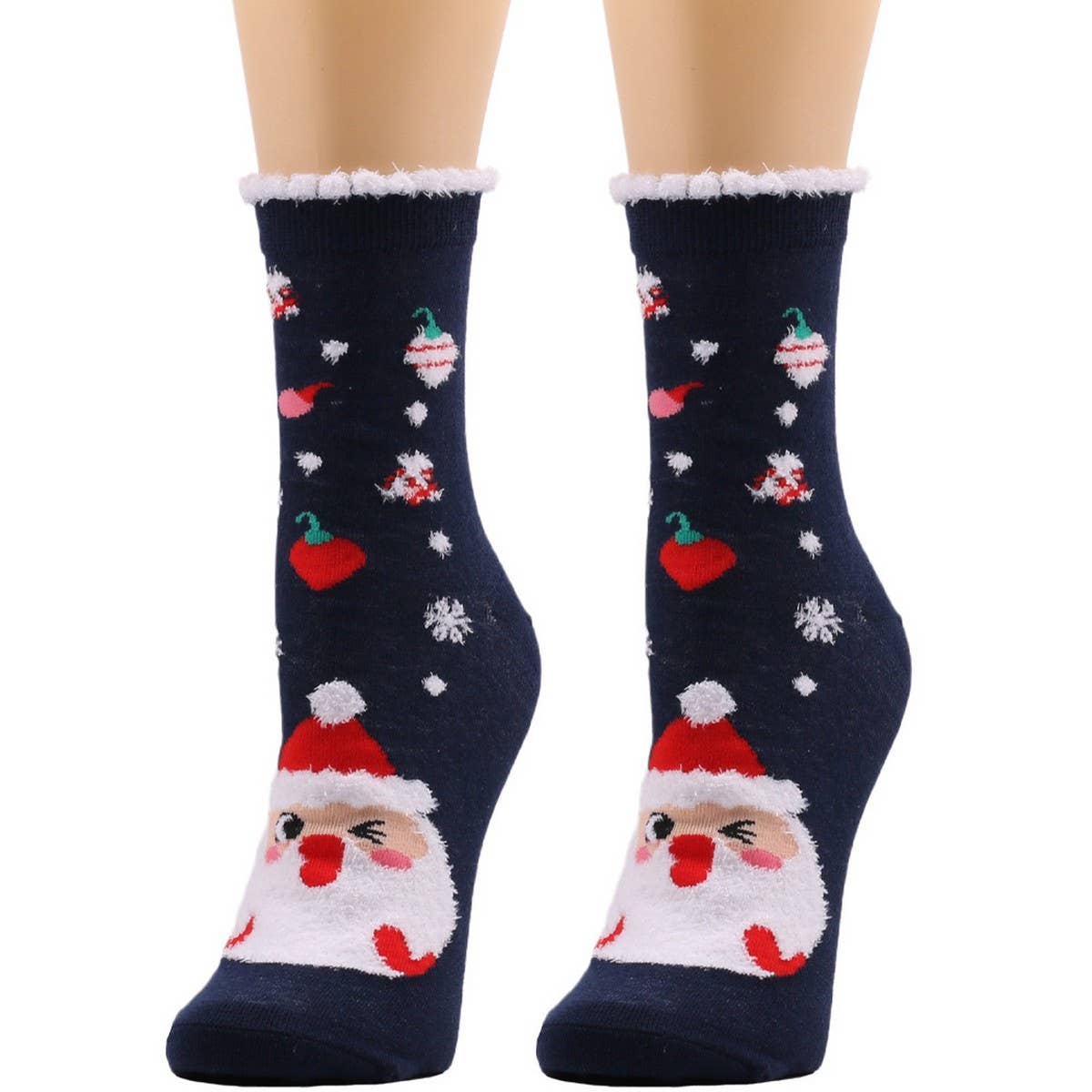 NINEXIS - Wholesale Socks - Women's - CWMS02687_CHRISTMAS WOMEN KNEE HIGH HOLIDAY SOCKS1