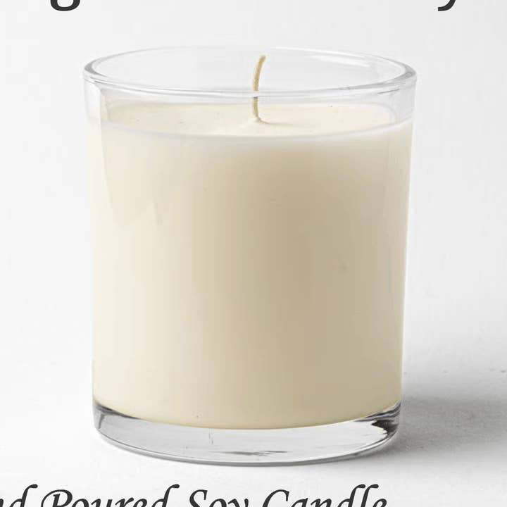 Magnolia ~ Peony Soy Wax Candle in Glass Tumbler for wholesale by Manning Family Farm