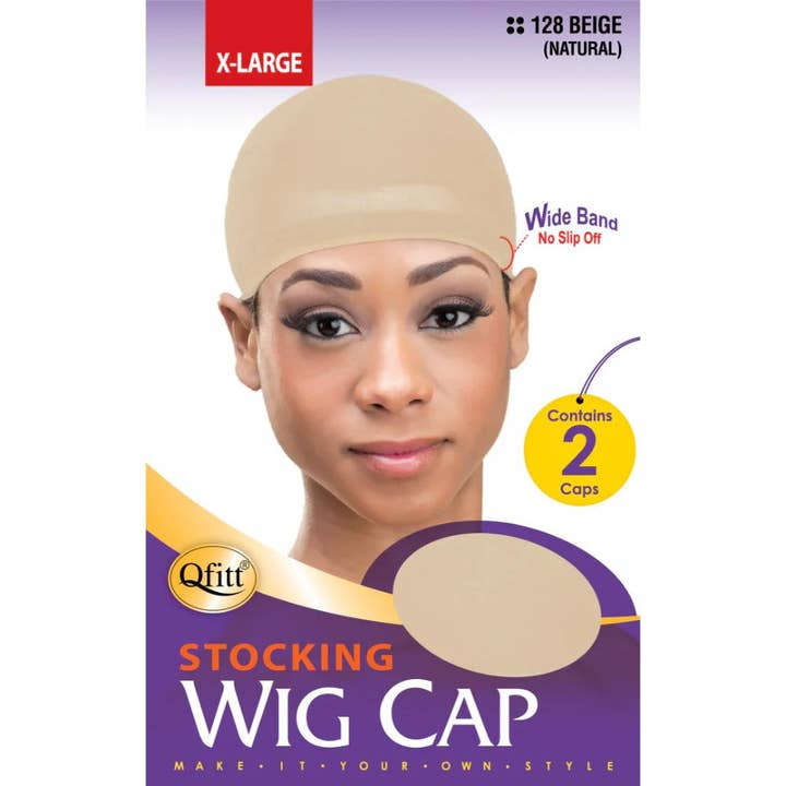 Qfitt Strømpeparykhue, X Large, Beige, 2 stk for engroshandel hos KT Supply