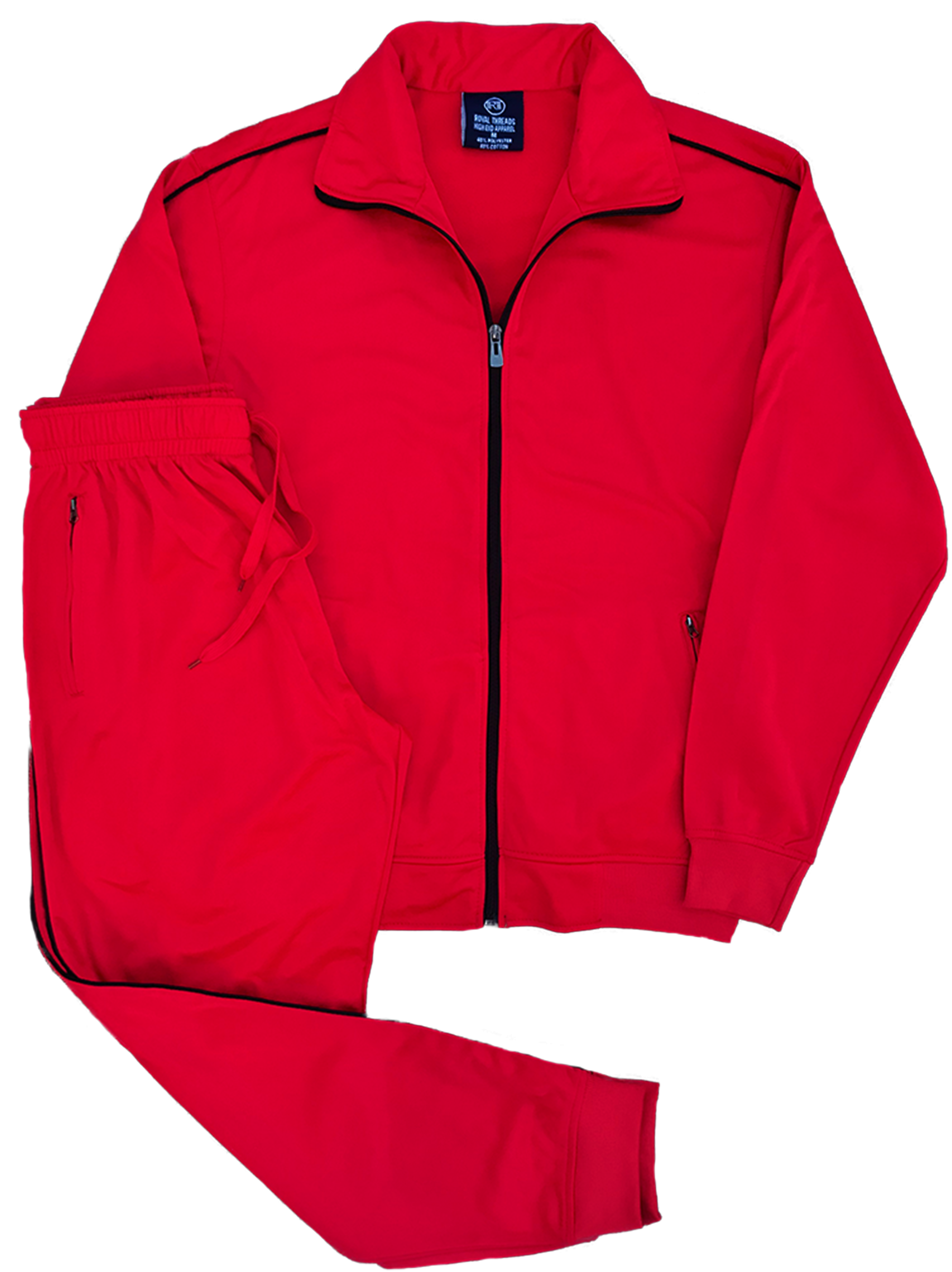 Royal Threads - Wholesale Tracksuit - Men's - Men's 2-piece Classic Solid Plain Jogger Tracksuit2