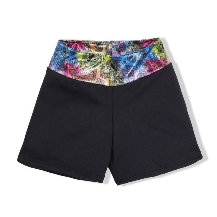 Girl Power Sport – Engroshandel Træningsshorts – til børn – SLIPSFARVE KOALA SORT KORT