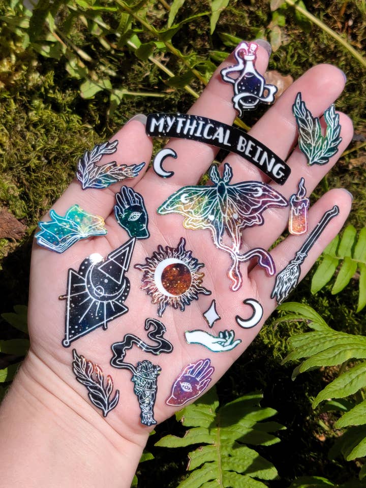 Mítico Ser - Folha Autocolante Art - Galáxia Feitichy Zodiac por atacado de Crafted from Scratch