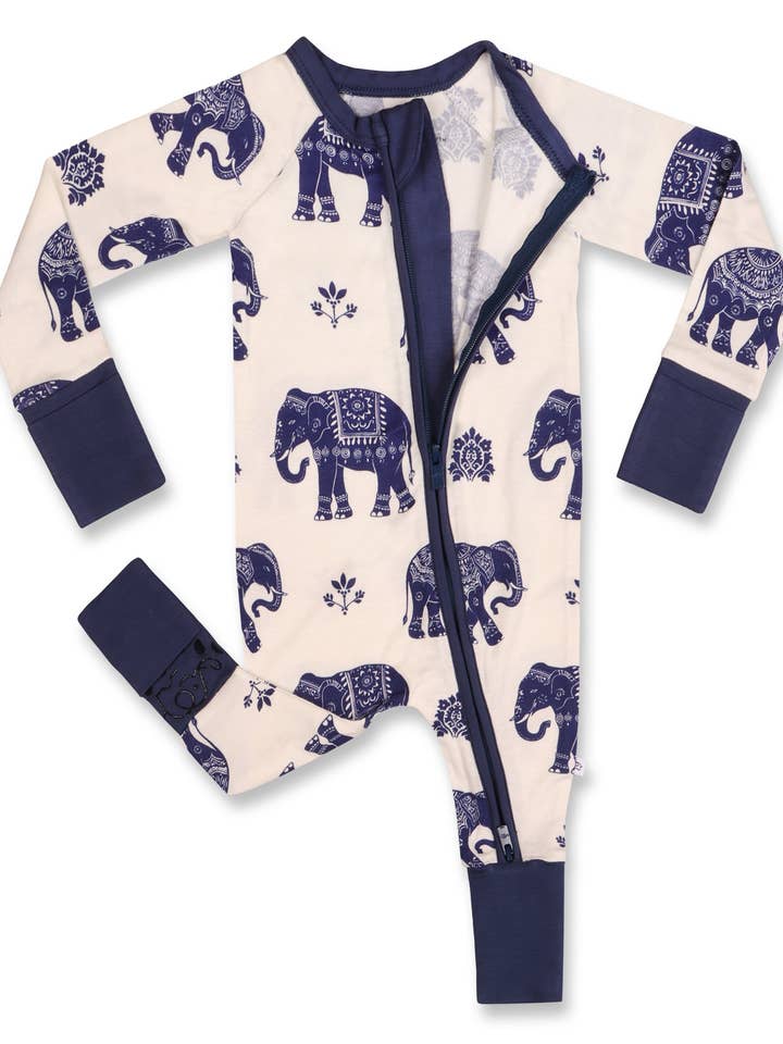 Elebaby - Wholesale Sleepsuit - Baby - Majestic Maharaja Convertible Zipper Pajamas3