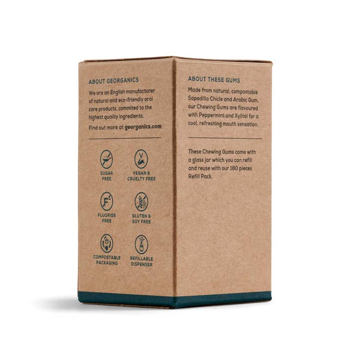Georganics - Wholesale Chewing Gum - Chewing Gum - Peppermint