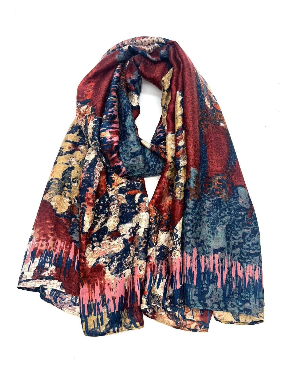 LINETA – wholesale Scarf – Women's – HH-316 Printed Scarf1