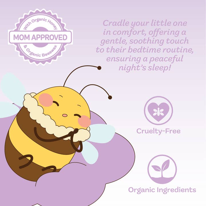 The Naked Bee - Wholesale Body Cream/Lotion - Baby - 8 oz. Lavender Lullaby Cheeks to Cheeks Face & Body Lotion4
