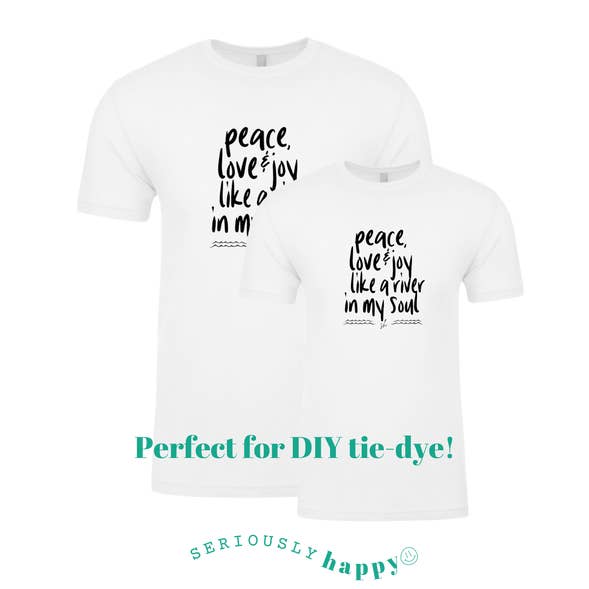 Peace Like a River Tee for wholesale by Shop Seriously Happy