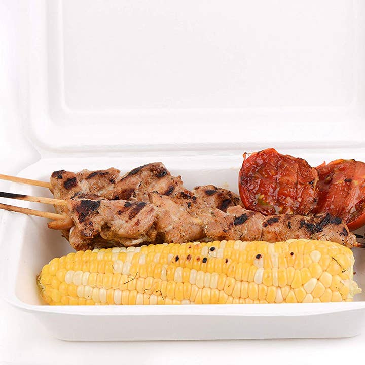 EcoQuality - Wholesale Food Storage Container - Compostable Biodegradable Take Out Food Containers with Clam1