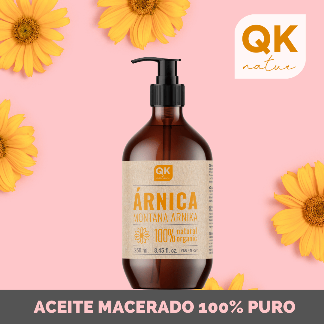 Qknatur - Vendita all'ingrosso Spray/pomata analgesica - ARNICA - Olio Macerato di Arnica Montana 100% 250ml1