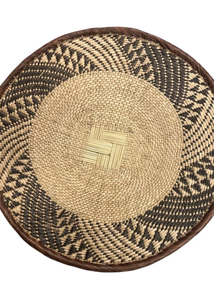 Cesto Binga ou Tonga do Zimbabué de 13" # 34 por atacado de The African Home Goods