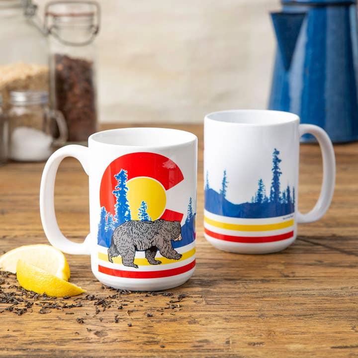 Two Little Fruits - Wholesale Coffee Mug - Ceramic Mug | Drinkware | Colorado Coffee Mug | Coffee Mug