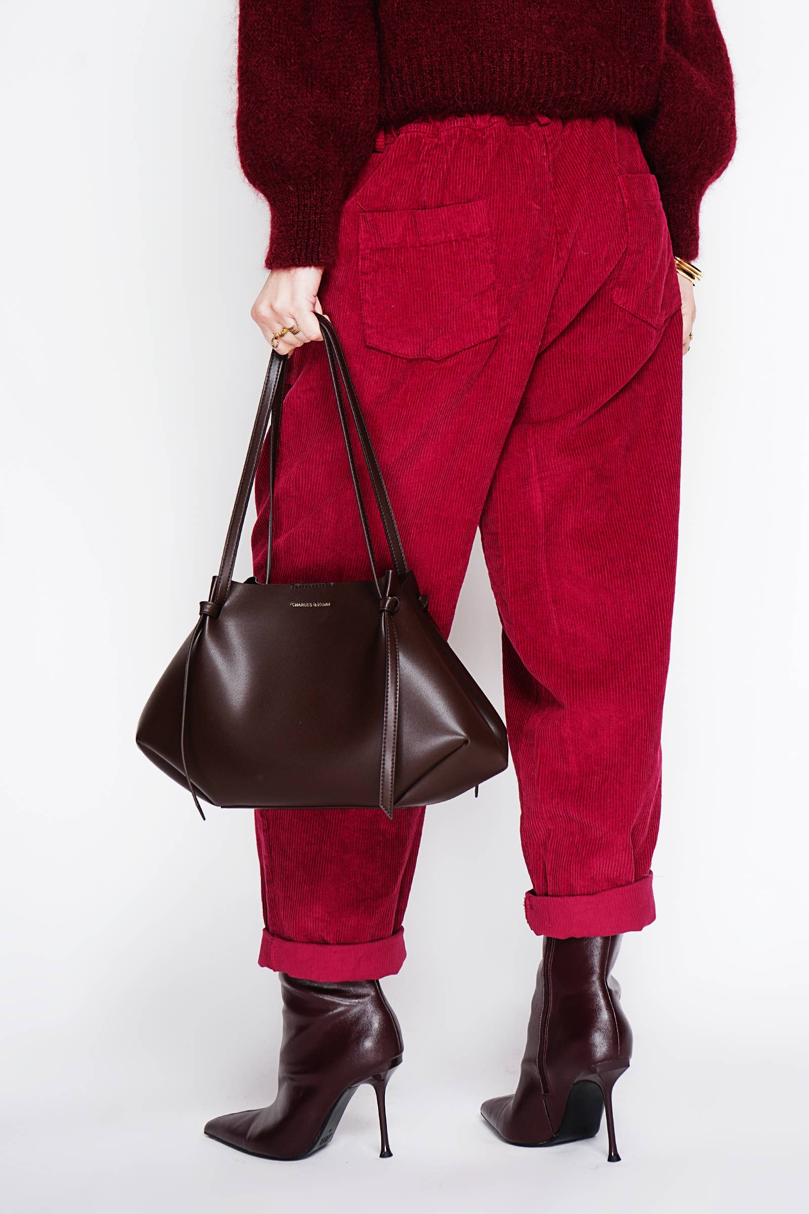 NOELINE – wholesale Byxor - Dam – Manchesterbyxor med knapp 305138