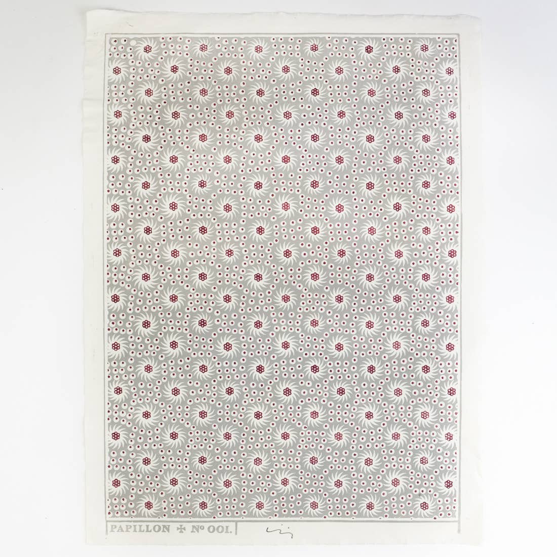 Papillon Press - Wholesale Art Print - French Pinwheel Block Print5