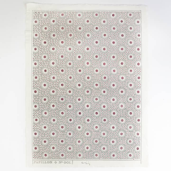 Papillon Press - Wholesale Art Print - French Pinwheel Block Print5