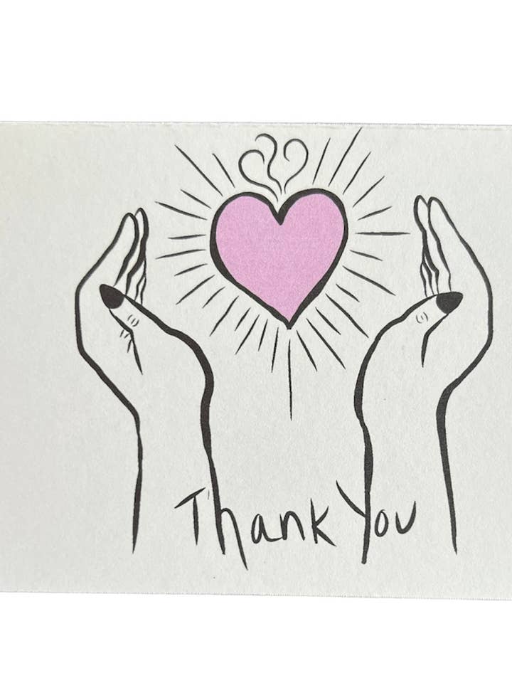 Thank you Postcard for wholesale by Magic Mama Co