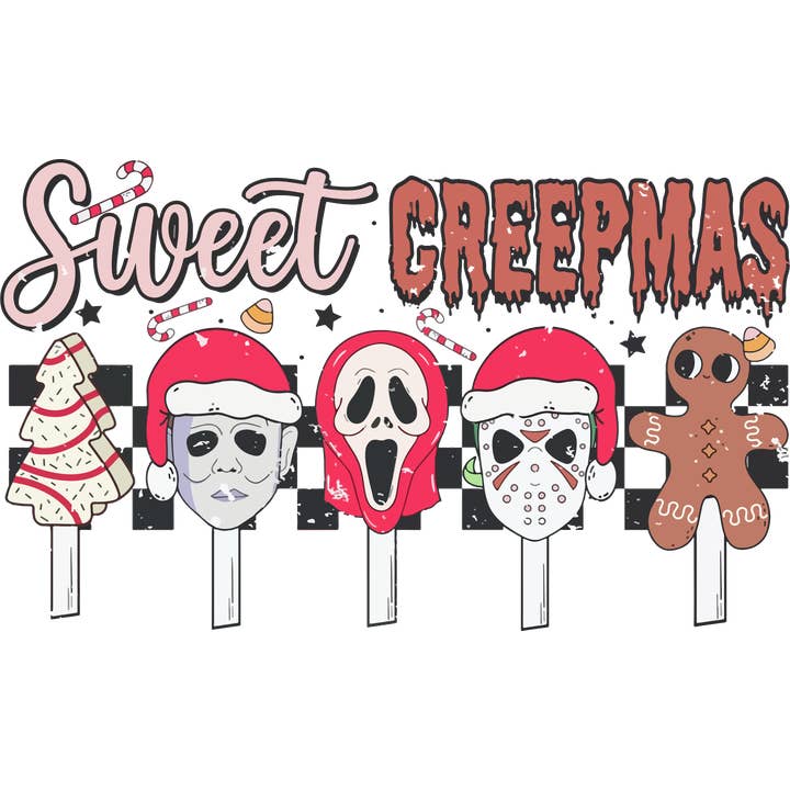 Sweet Creepmas DTF Print for wholesale by ROTD Crafter's Corner