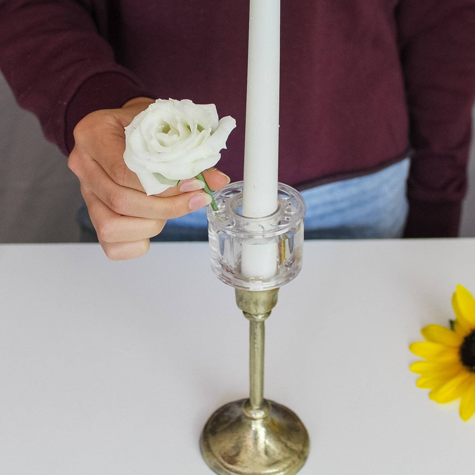 Floral Genius - Vente Bougeoirs - Ensembles de vases anneau pour bougies6