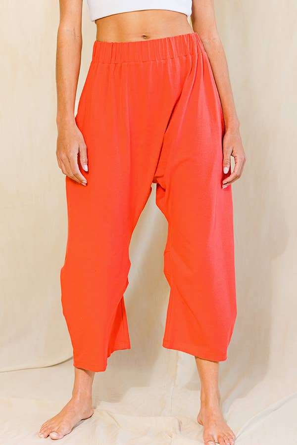 BUCKETLIST INC - Wholesale Pants - Women's - P5385  Solid Knit Harem Pants7