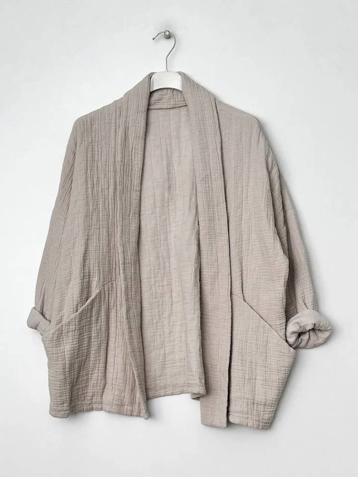 Mimi & Gogo - Vente Veste – femme - Veste Matelassée Coupe Kimono @5354_KimonoGaz