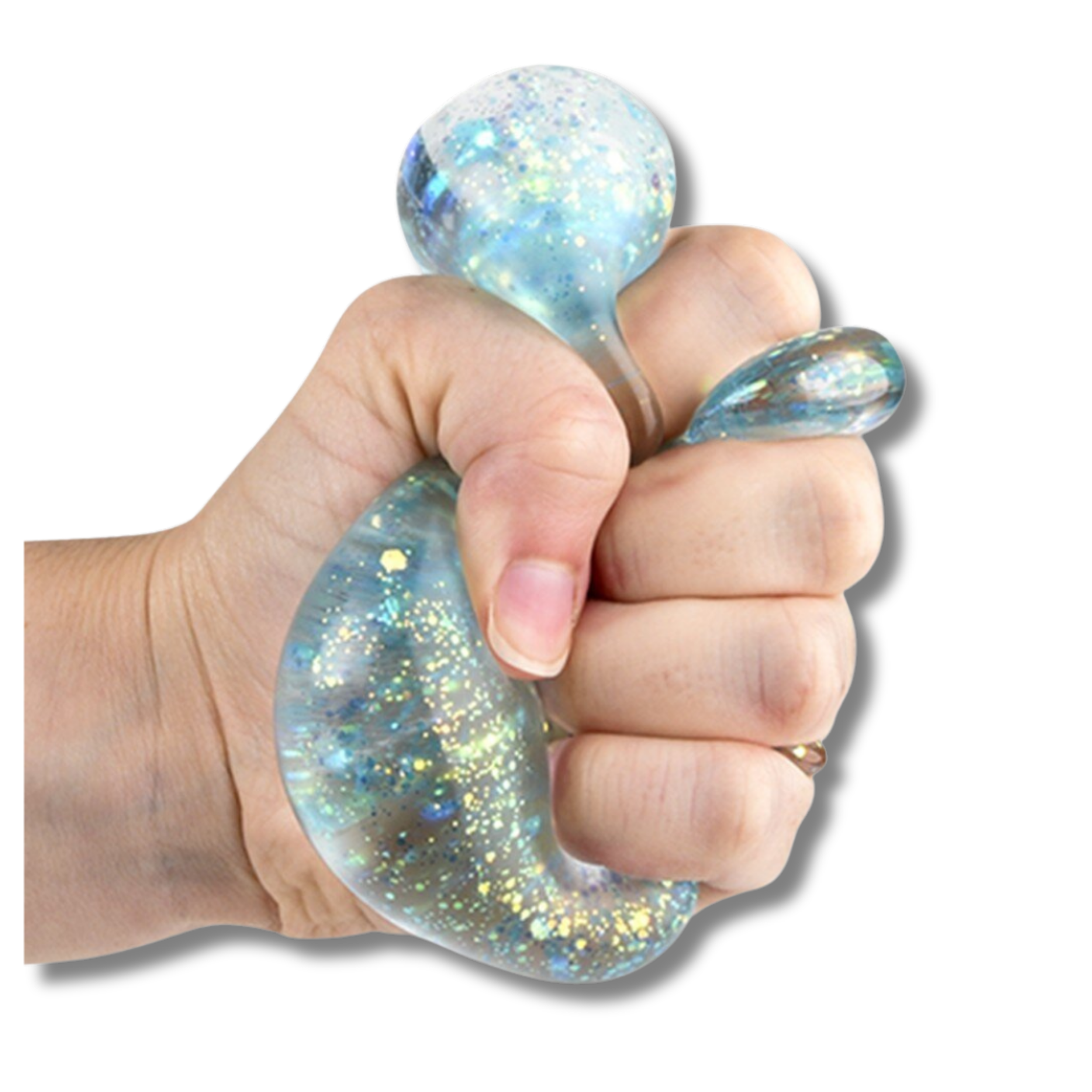 JSBlueRidge Toys - Wholesale Fidget Toy - Kids - Holiday Glitter Squeeze Fidget Sugar Ball Kids Toy- Assorted2