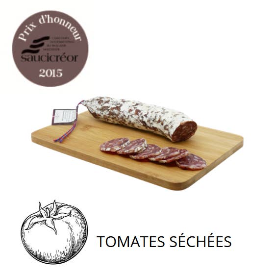 Korv från Auvergne med soltorkade tomater för wholesale av La cerise sur l'apéro
