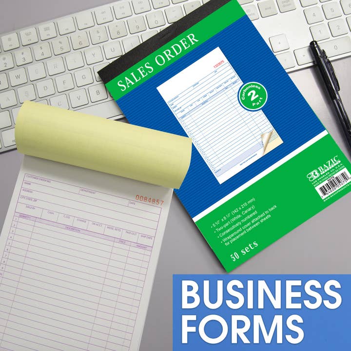 Luna Office Supply - Everyday Essential - Wholesale Notepad - 5 9/16" x 8 7/16" Carbonless Sales Order Book3