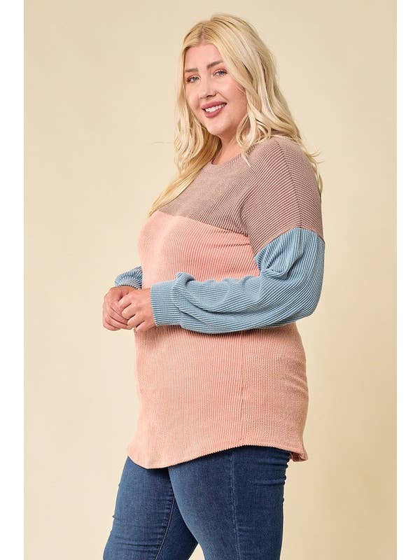 lovely melody - Wholesale Sweatshirt - Women's - LMT3379PL-PLUS SIZE Time to Love Sweatshirt25