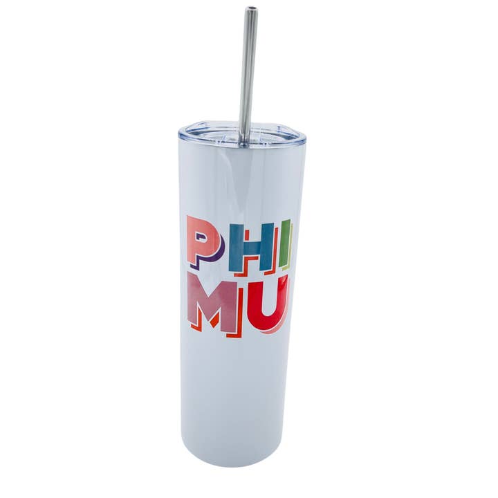 Sarahndipity Shop - Wholesale Insulated Mug/Tumbler - Sorority Insulated Tumbler - Color Block Design