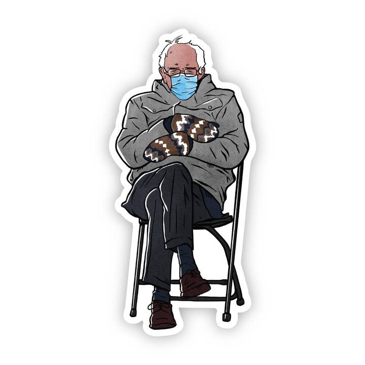 Big Moods - Wholesale Sticker - Bernie Sanders Chair Sticker